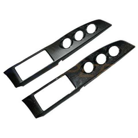Rexpeed Carbon Fiber Dash Trim Panel Full Replacement - Triple Gauges Version | 2013-2021 Subaru BRZ/Scion FRS/Toyota 86 (FR174).