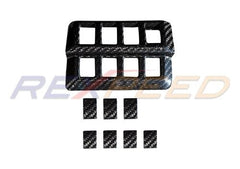 Rexpeed Carbon Front Left Switch Button Covers | 2022+ Subaru WRX (G98).