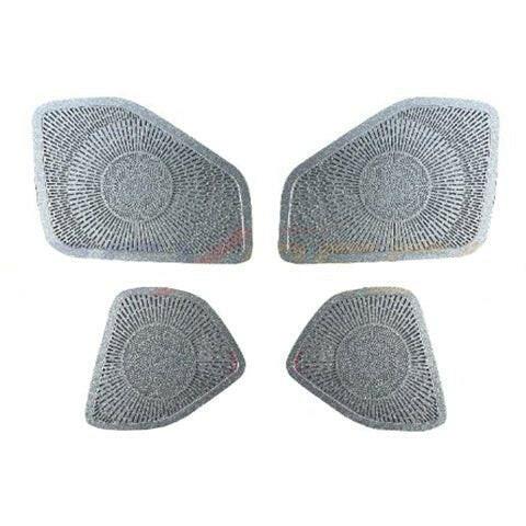 Rexpeed Silver Door Audio Speaker Cover Trim | 2022-2023 Subaru BRZ/Toyota GR86 (FR158).