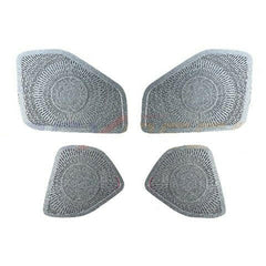Rexpeed Silver Door Audio Speaker Cover Trim | 2022-2023 Subaru BRZ/Toyota GR86 (FR158).
