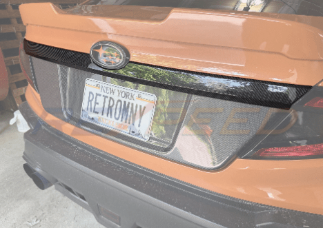 Rexpeed Dry Carbon Trunk Garnish | 2022+ Subaru WRX (G106).