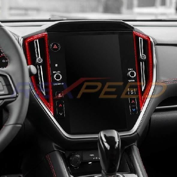 Rexpeed Carbon AC Vent Trim Covers | 2022+ Subaru WRX (G157).