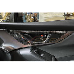 Rexpeed Dry Carbon Door Handle Trim Cover Set - 4pcs | 2022+ Subaru WRX (G99).