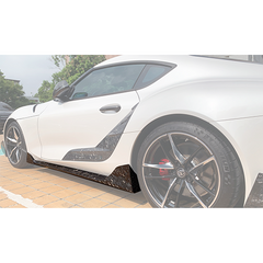 Rexpeed V1 Carbon Fiber Side Skirt Extension | 2020-2026 Toyota GR Supra (TS06)
