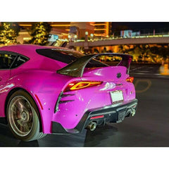 Rexpeed V1 Carbon Fiber Rear Canards | 2020-2023 Toyota GR Supra (TS103).
