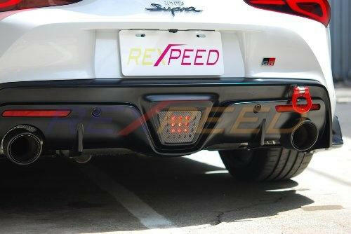 Rexpeed Carbon Reverse Light Badge | 2020-2021 Toyota Supra (TS19G).