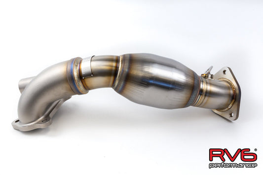 RV6 Catted Downpipe for 22-24 Civic 2.0L.