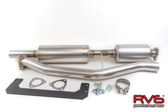 RV6 Double Resonated Midpipe for Accord V6 (13-17) - Sedan.