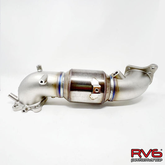 RV6 GESi G-Sport Catted Downpipe for 22+ Civic 1.5T / 22+ Civic SI.