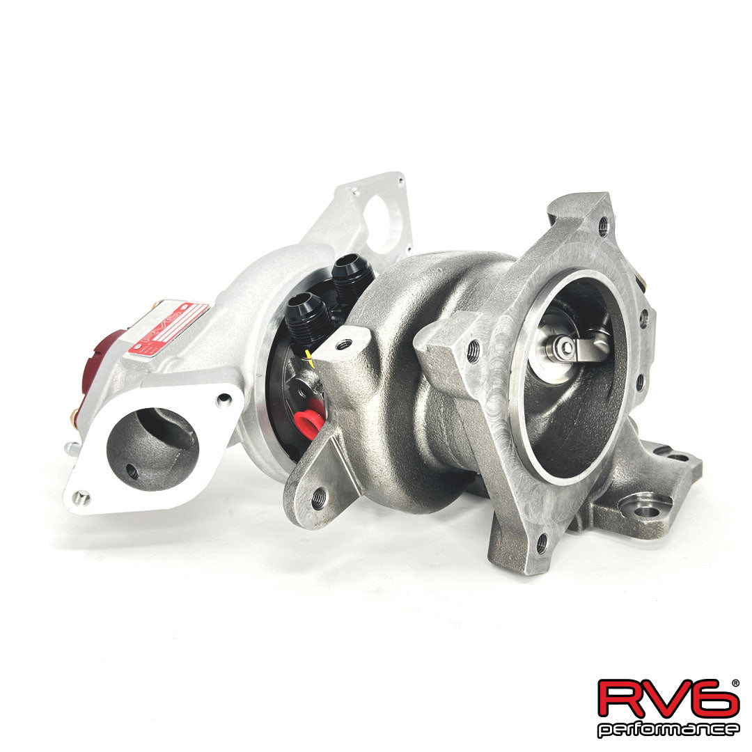 RV6 R660AS Antisurge / T51R RED Ball Bearing Turbo for (FL5/DE5)  2.0T with CF Inlet pipe.