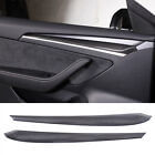 Carbon Fiber Interior Door Trim Set - Tesla Model 3 & Y.