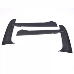 Carbon Fiber Front Bumper Fog Light Lamp Trim - Corvette C8.