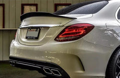 Gloss Black Rear Spoiler - Mercedes Benz W205 C300 C63 / C43 AMG.
