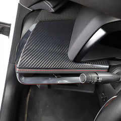 Carbon Fiber Driver's Seat Center Console Panel Trim - Corvette C8.