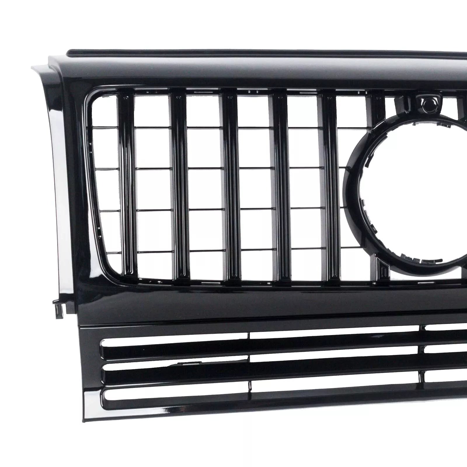 Gloss Black Front Grille - 1990-2018 Mercedes Benz W463 G-CLASS.