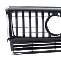 Gloss Black Front Grille - 1990-2018 Mercedes Benz W463 G-CLASS.
