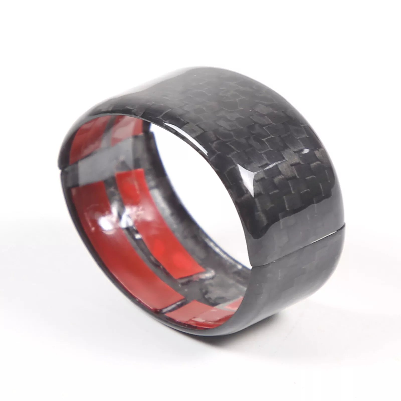 Carbon Fiber Steering Wheel Cover Trim Ring - Corvette C8 2020-2024.