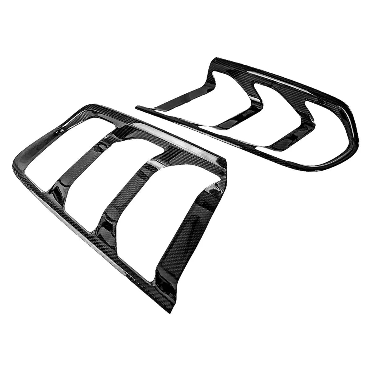 Dry Carbon Fiber Tail Light Trim - Ford Mustang  15-17.