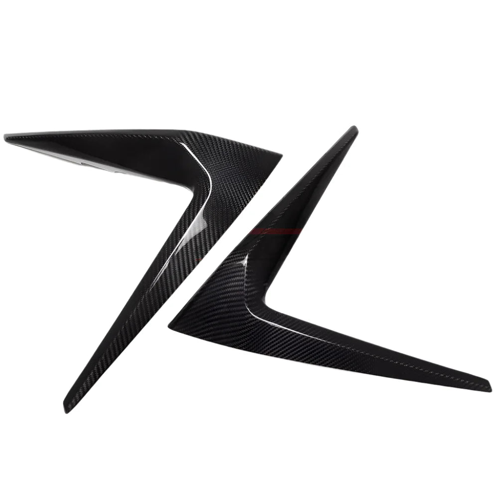 Carbon Fiber  Fog Light Cover Lower Bumper Side Trim - Lexus IS 300 350 500 2021-2025.