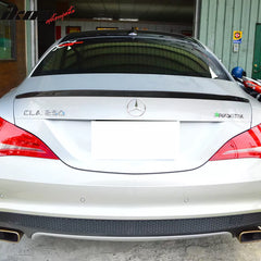 Carbon Fiber AMG Style  Trunk Spoiler - 14-18 Mercedes Benz C117 W117 CLA Class.