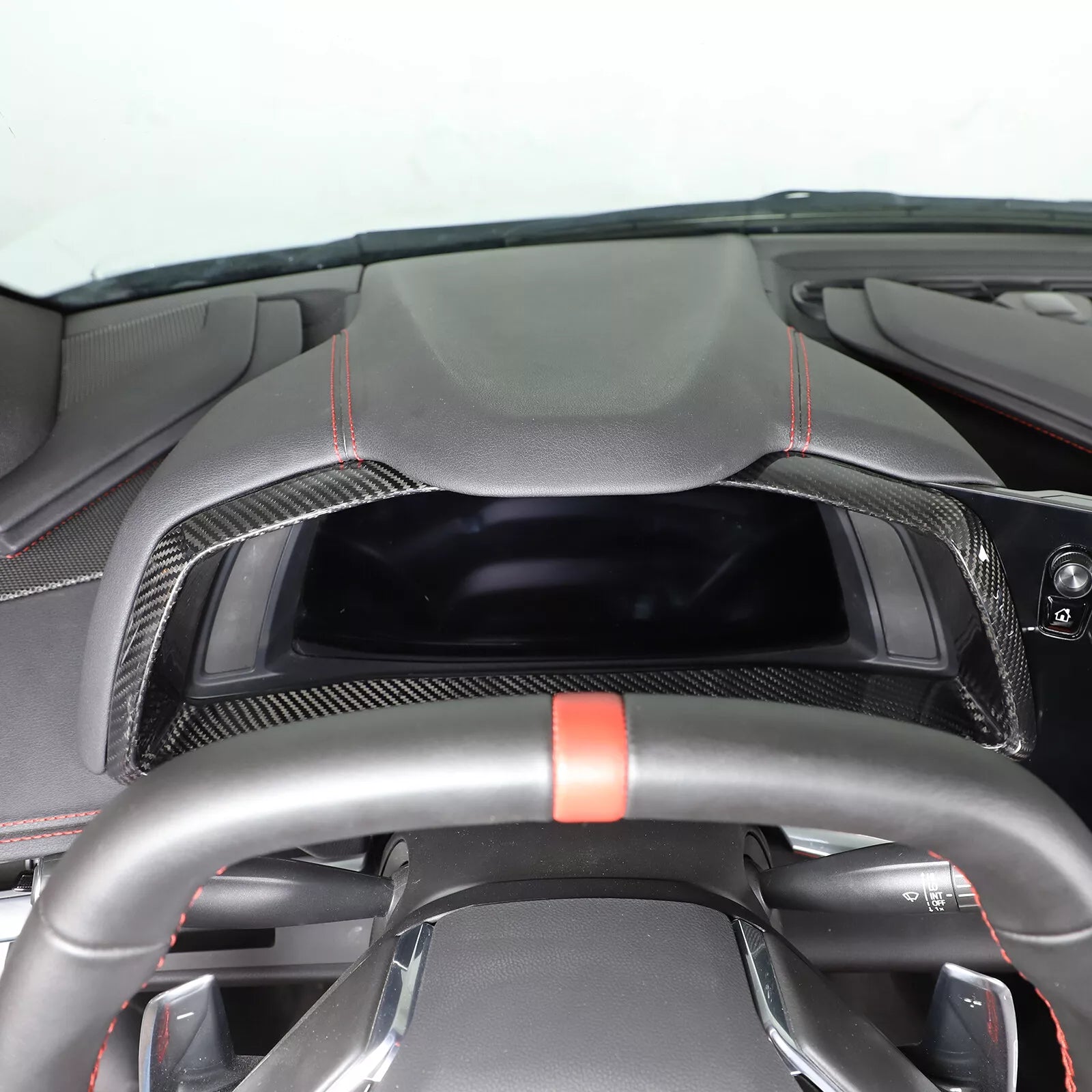 Carbon Fiber Instrument Gauge Cluster Cover - Corvette C8 Z51 Z06.