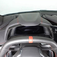 Carbon Fiber Instrument Gauge Cluster Cover - Corvette C8 Z51 Z06.