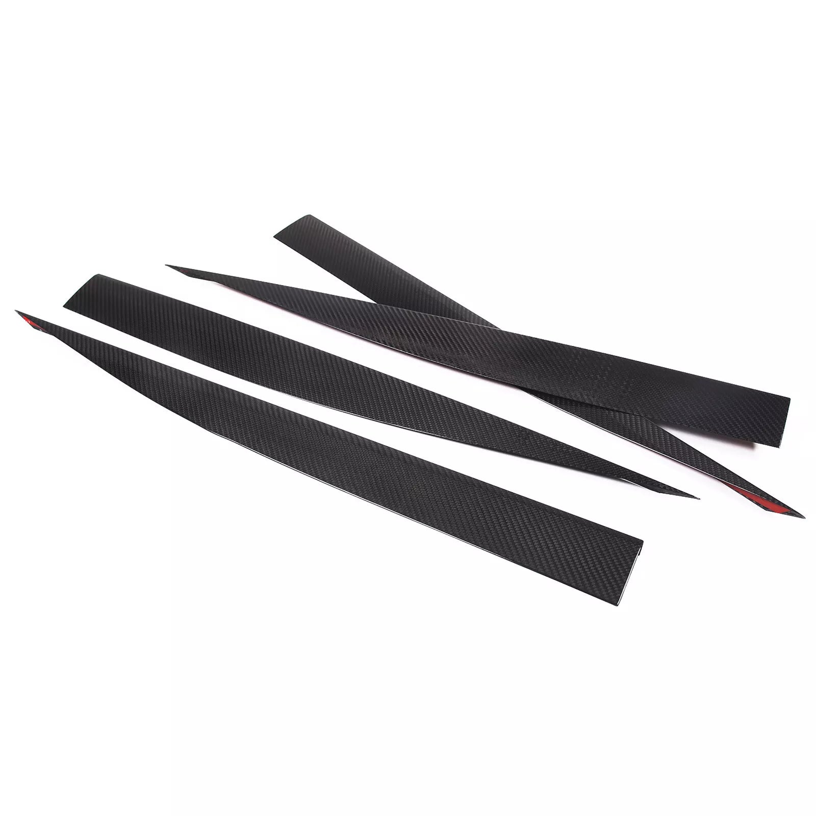 Carbon Fiber Side Skirt Trim Strip - Corvette C8 Stingray Coupe 2020-2025.
