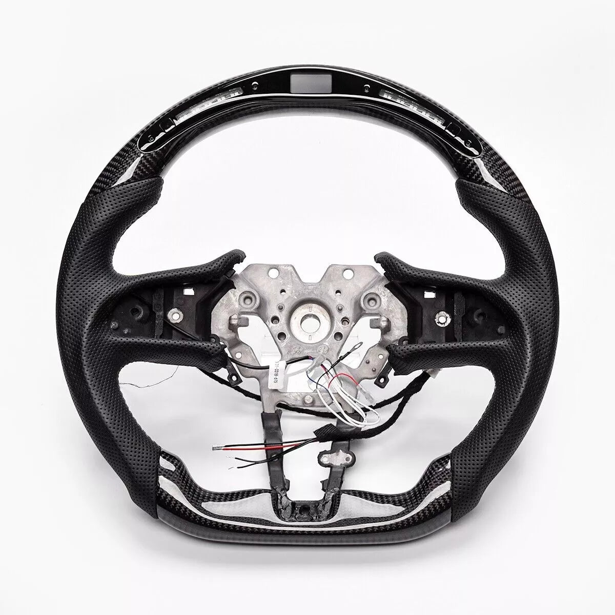 Carbon Fiber w/LED Steering Wheel - INFINITI Q50 Q60 QX50 QX55 2018-24 W/heated.