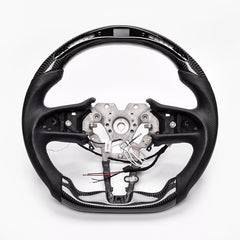 Carbon Fiber w/LED Steering Wheel - INFINITI Q50 Q60 QX50 QX55 2018-24 W/heated.