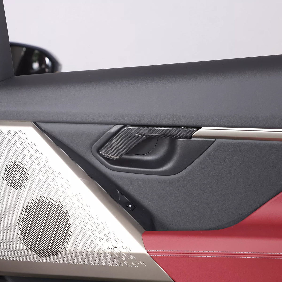 Carbon Fiber Interior Door Handle Trim Cover -  BMW 5 Series G60 2024+.