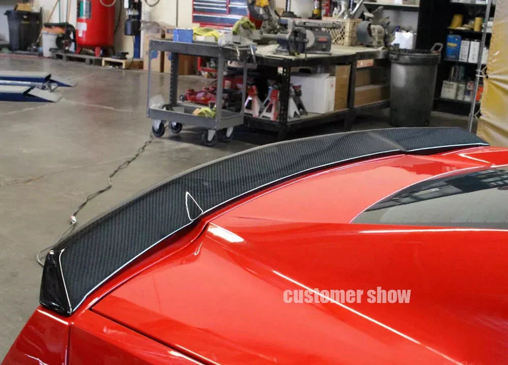 Carbon Fiber Rear Trunk Spoiler - Chevrolet Corvette C7 2014-19.