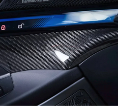 Carbon Fiber Front Door Panel Cover - BMW 5 Series i5 G60 G68 2024+.