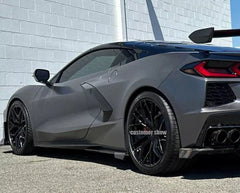 Carbon fiber Side Skirts Extension Panel - Chevrolet Corvette C8 2020-2024.