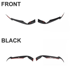 Front Bumper Splitters Fins -  Chevrolet Corvette C8 Stingray 2020+.