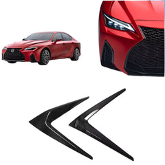 Carbon Fiber  Fog Light Cover Lower Bumper Side Trim - Lexus IS 300 350 500 2021-2025.