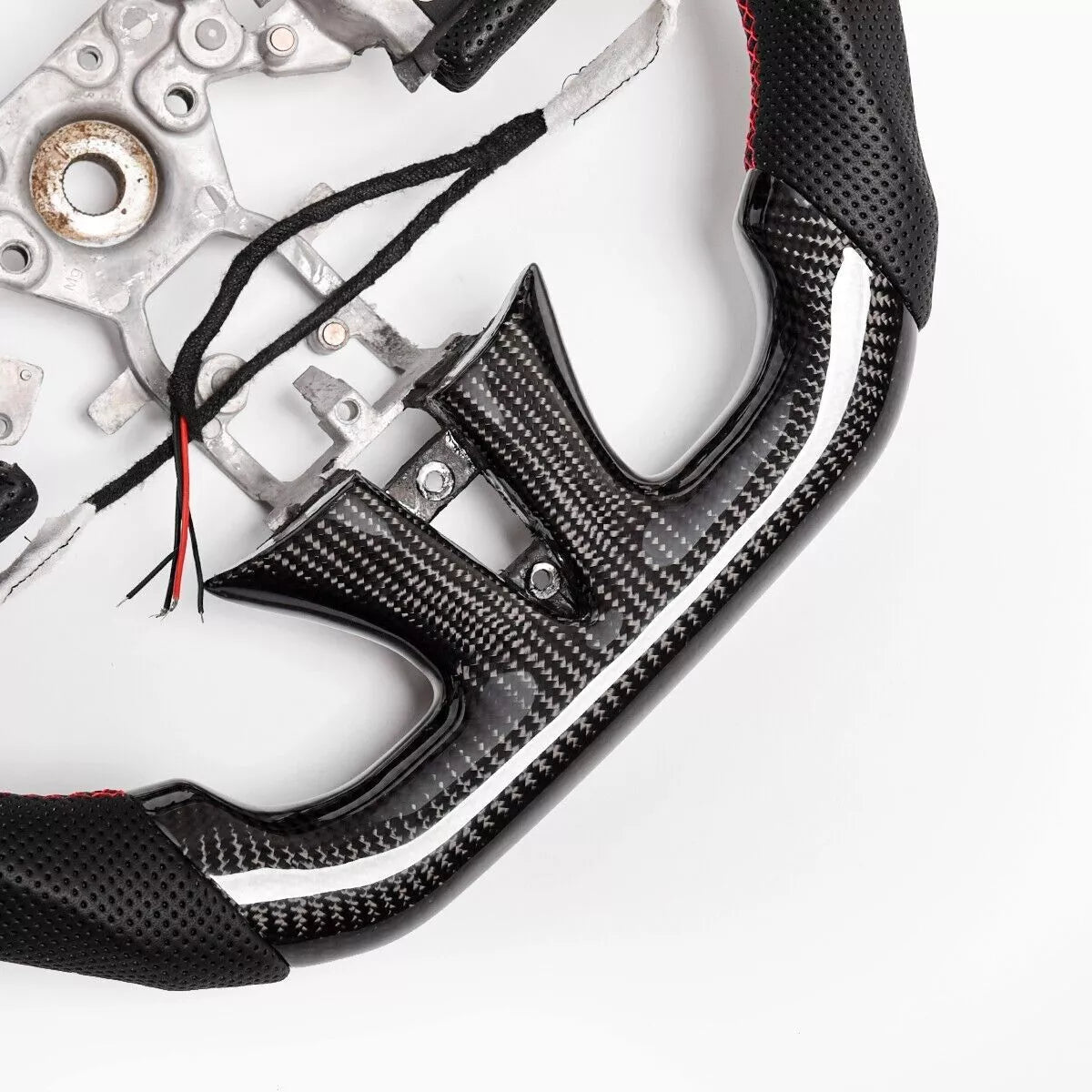 Carbon Fiber Steering Wheel w/ Heated - INFINITI Q50 QX50 2013-17.