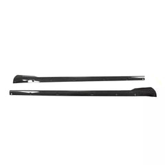 Carbon Fiber Side Skirt Extension Lip V1 - Tesla Model S Sedan 2021+.