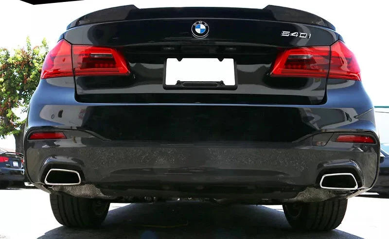 M4 Style Gloss Black Rear Trunk Spoiler - BMW F90 / G30 5 Series  17-23.