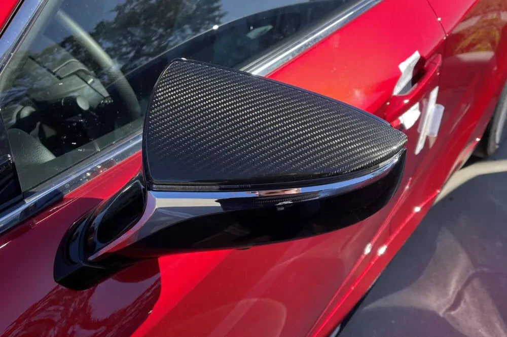 OEM Style Carbon Fiber Mirror Cap Set - 21-24 LEXUS IS300 IS350 IS500.