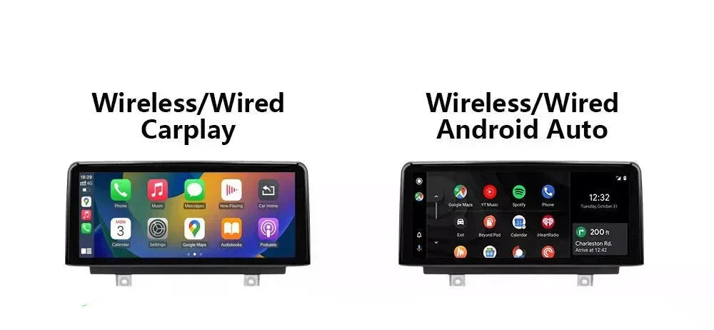 Apple Carplay & Android Auto Display Screen Upgrade - BMW F30 3 Series & F32/F33/F36 4 Series.