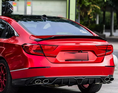 Gloss Black Duck Bill Spoiler - Honda Accord 2018-2022.