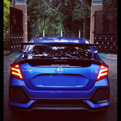 V2 Smoked Taillights LED Sequential TailLight Set - Honda Civic 2016-2021 Hatchback Type R.