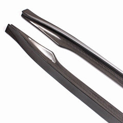 Carbon Fiber Side Skirt Extensions - Tesla Model 3.