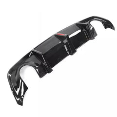 Gloss Black Rear Diffuser W/ Brake Light + Apron Spat - 2020-2023 Charger Widebody.