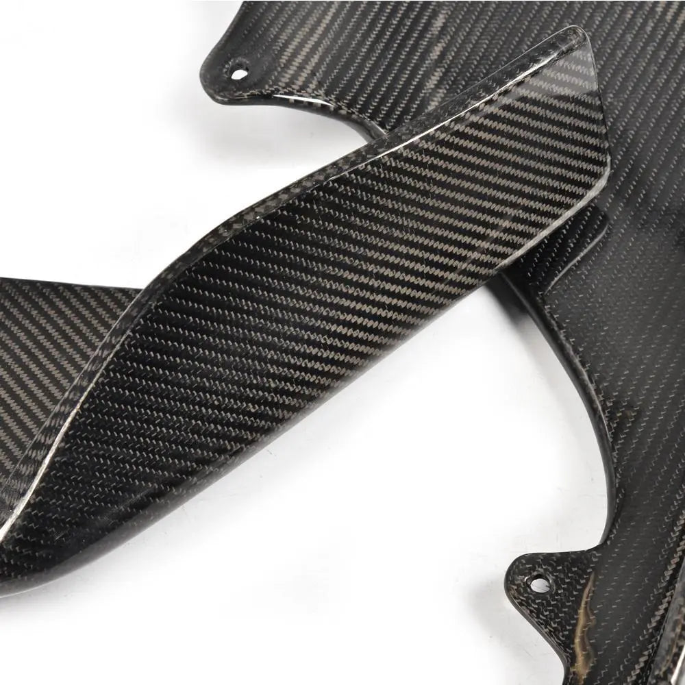 Carbon Fiber Front Splitters - Lexus GS350 F-Sport.