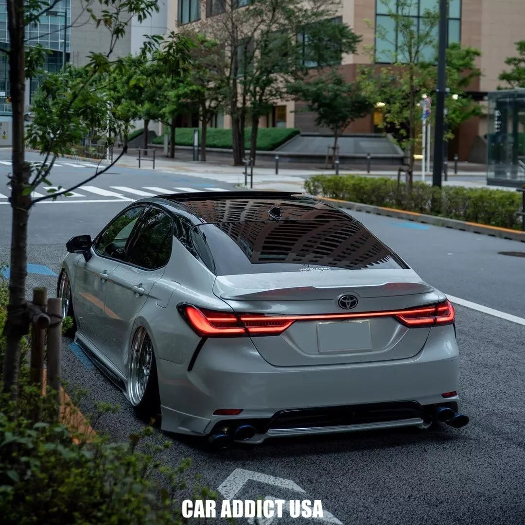 Smoked LED Tail Lights w/ Trunk Lid Light - 2018-2024 Toyota Camry.