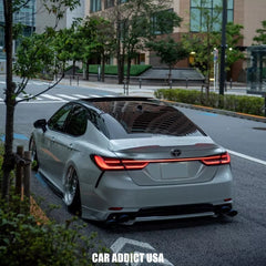 Smoked LED Tail Lights w/ Trunk Lid Light - 2018-2024 Toyota Camry.