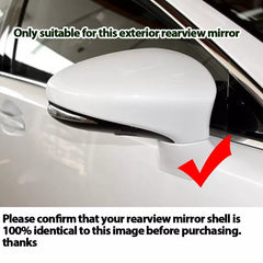 M style Carbon Fiber Mirror Cap Cover ( Add on ) - 2014-2020 LEXUS IS200 300 350.