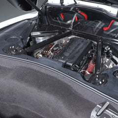 Carbon Fiber Engine Bay Shock Tower Cover Trim - Corvette C8 2020-2025.