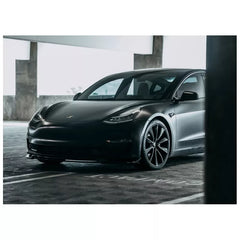 Carbon Fiber R Style Front Lip - Tesla model 3.